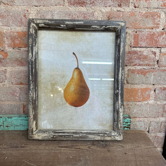 FRAMED PEAR PRINT