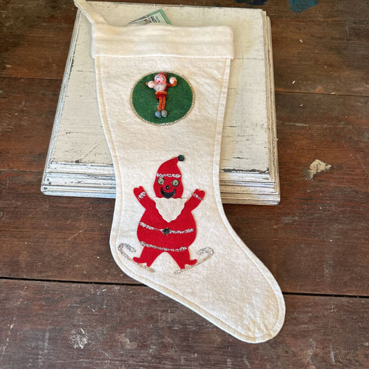 VINTAGE CHRISTMAS STOCKING