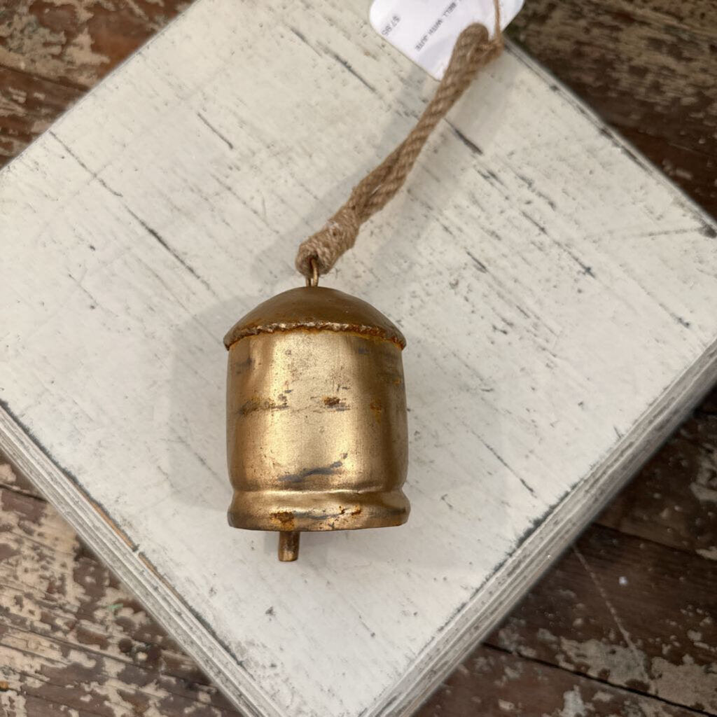 METAL BELL WITH JUTE ROPE