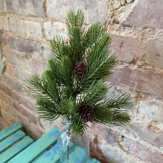 PINE STEM WITH SMALL PINECONE