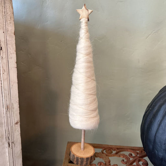 WOOL TREE WITH STAR AND BASE