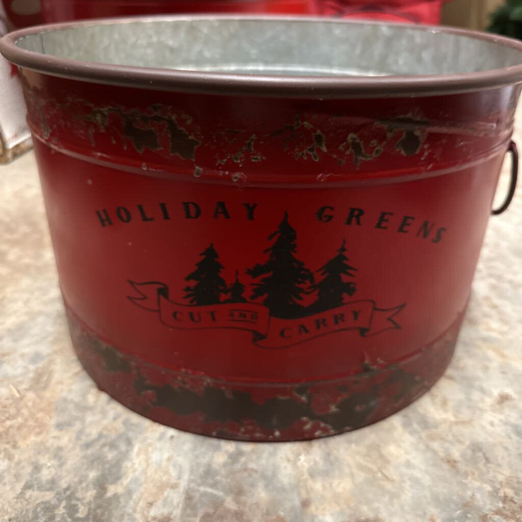 METAL TREE POT