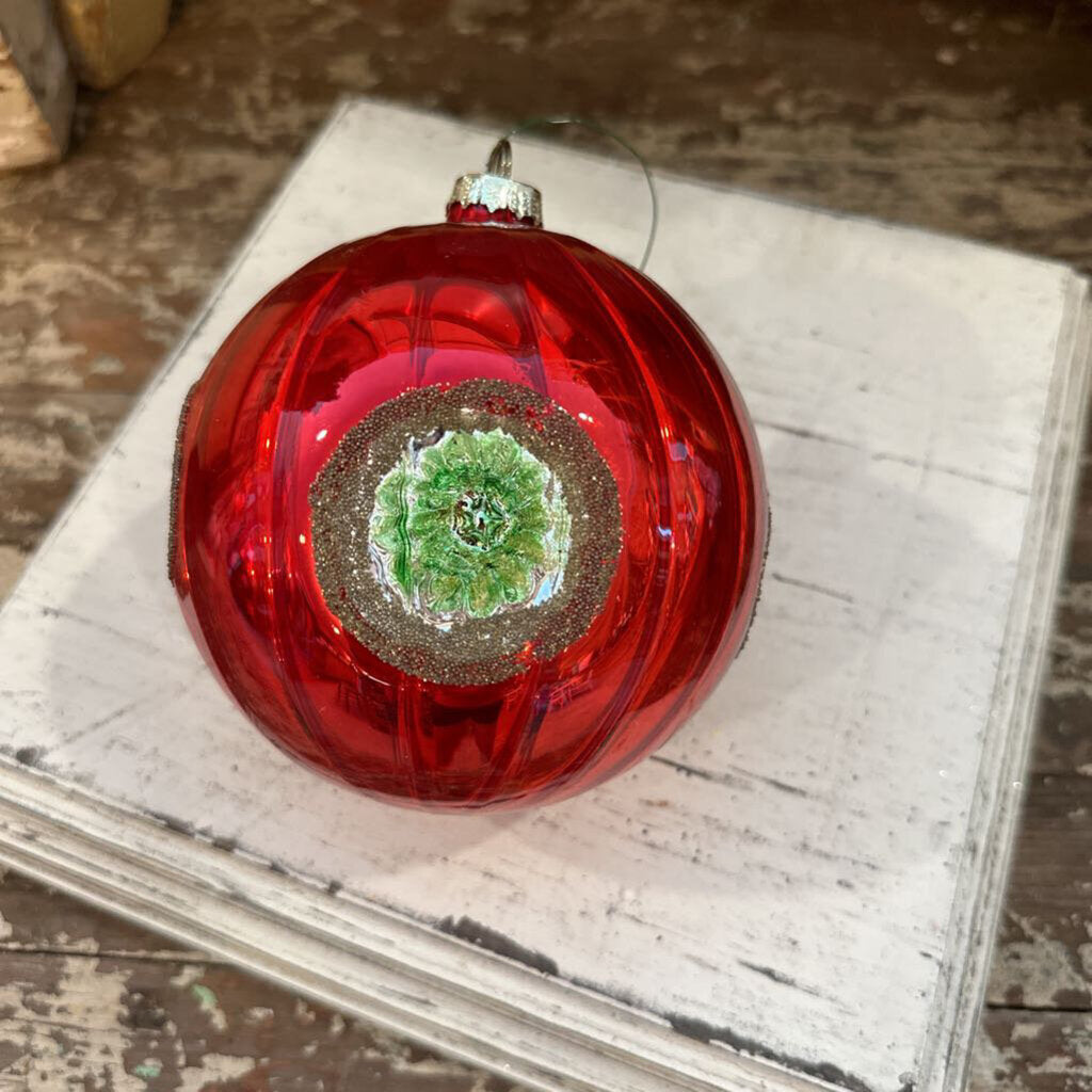 REFLECTOR GLASS ORNAMENT