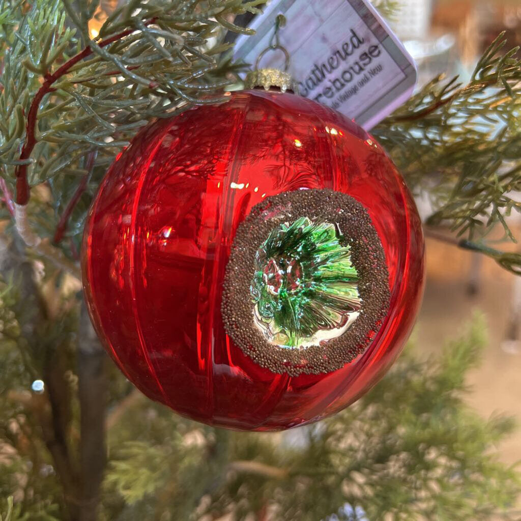 REFLECTOR GLASS ORNAMENT