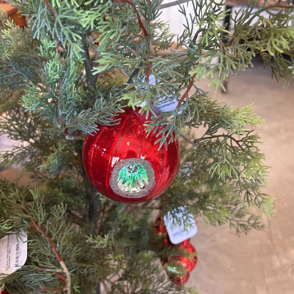 REFLECTOR GLASS ORNAMENT