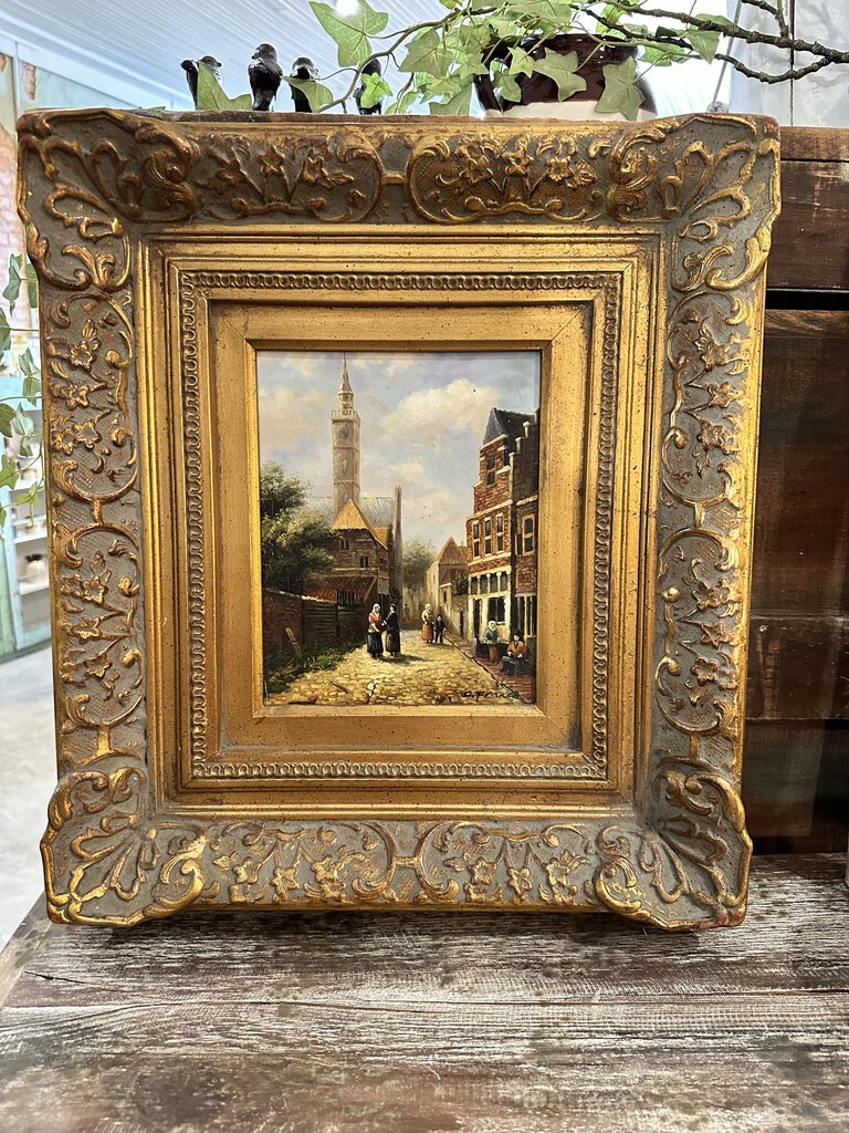 PINTURA AL ÓLEO VINTAGE