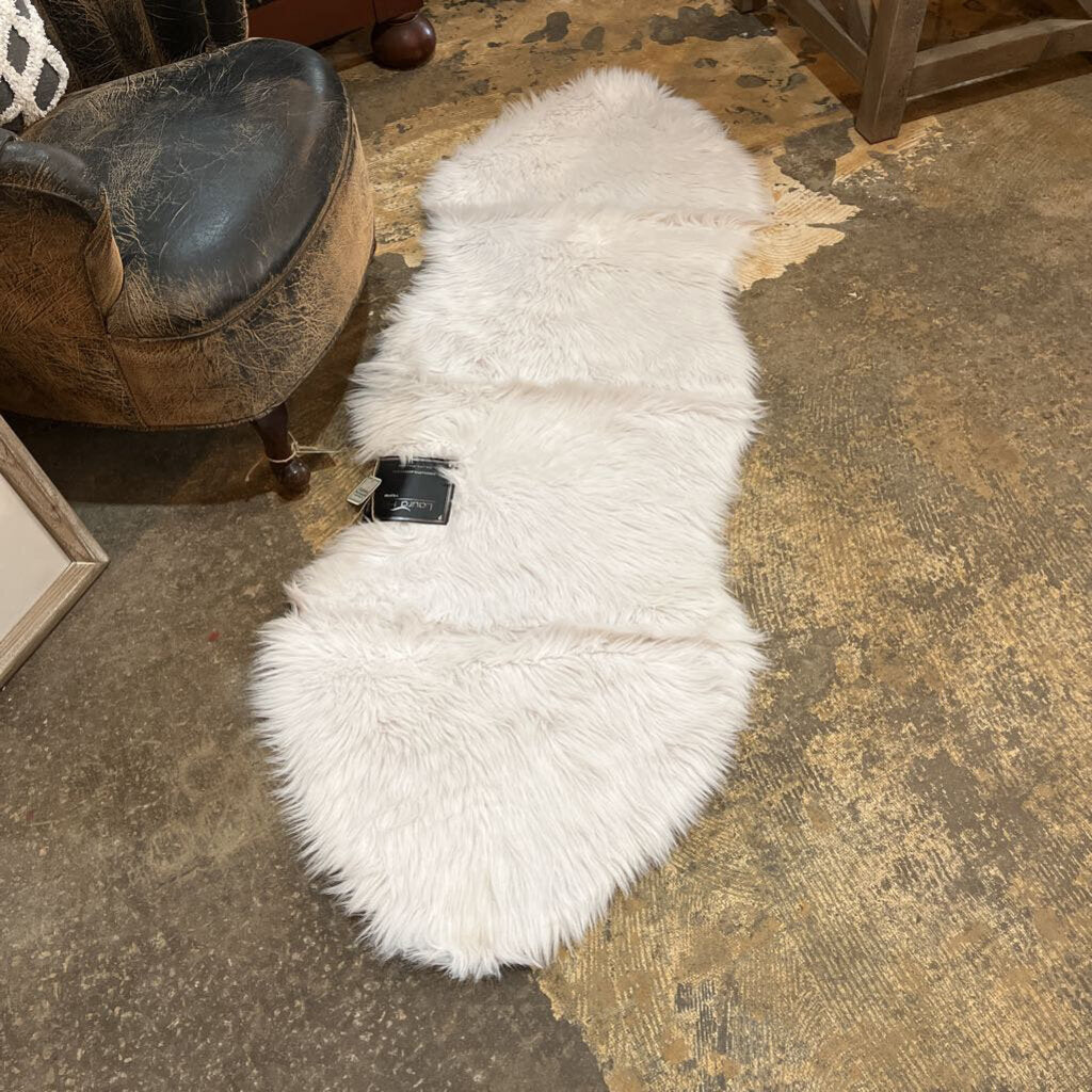 Faux Fur Accent Rug