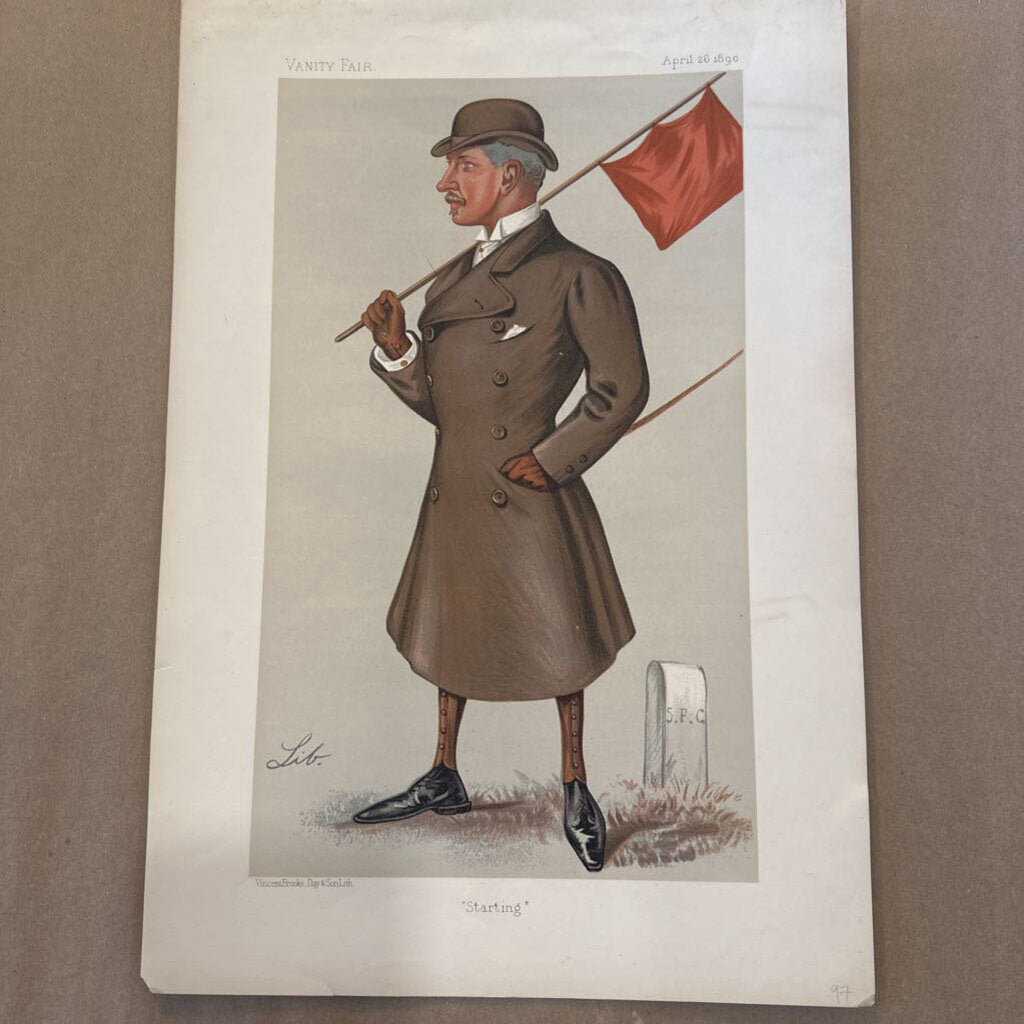 VANITY FAIR LATE 19TH/ EARLY 20 C PRINT