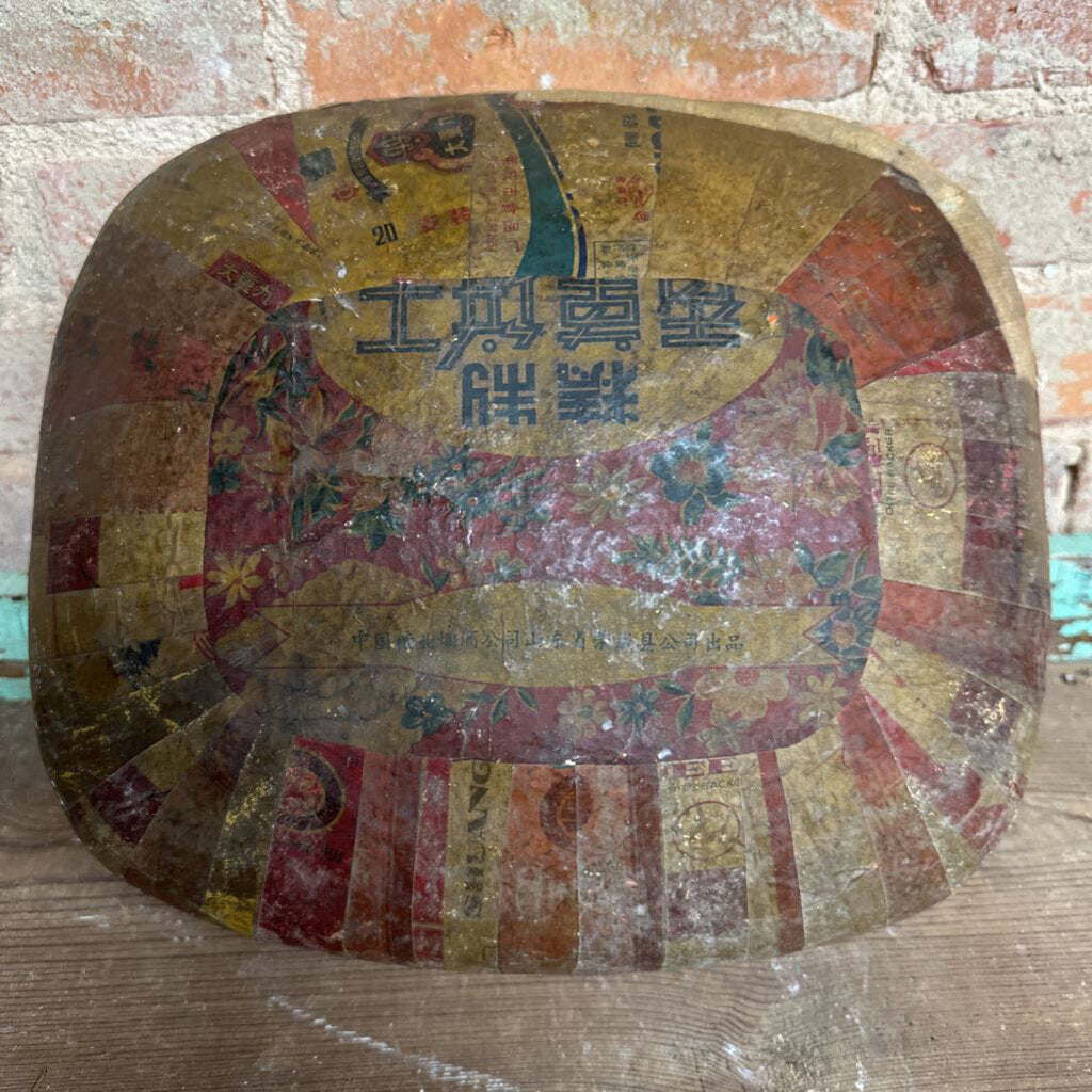 HANDMADE PAPER MACHE BOWL