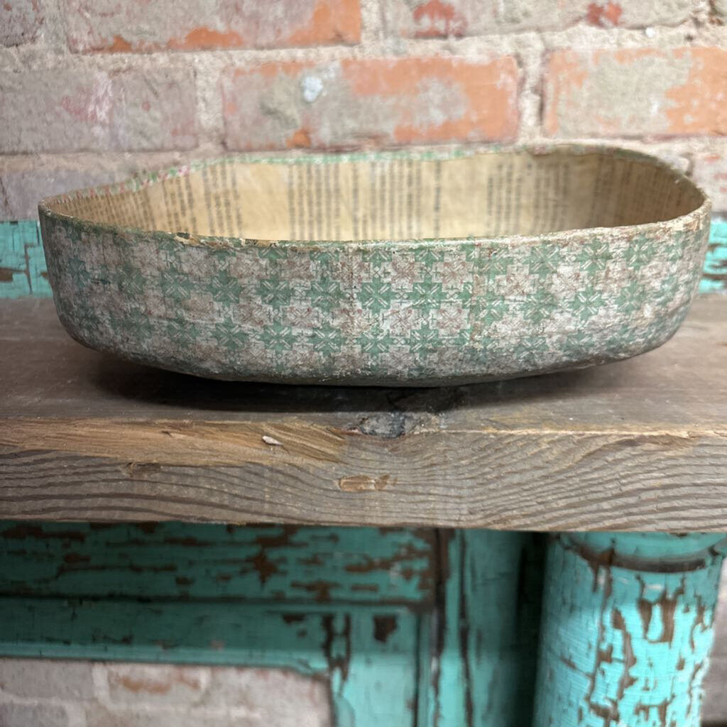 HANDMADE PAPER MACHE BOWL