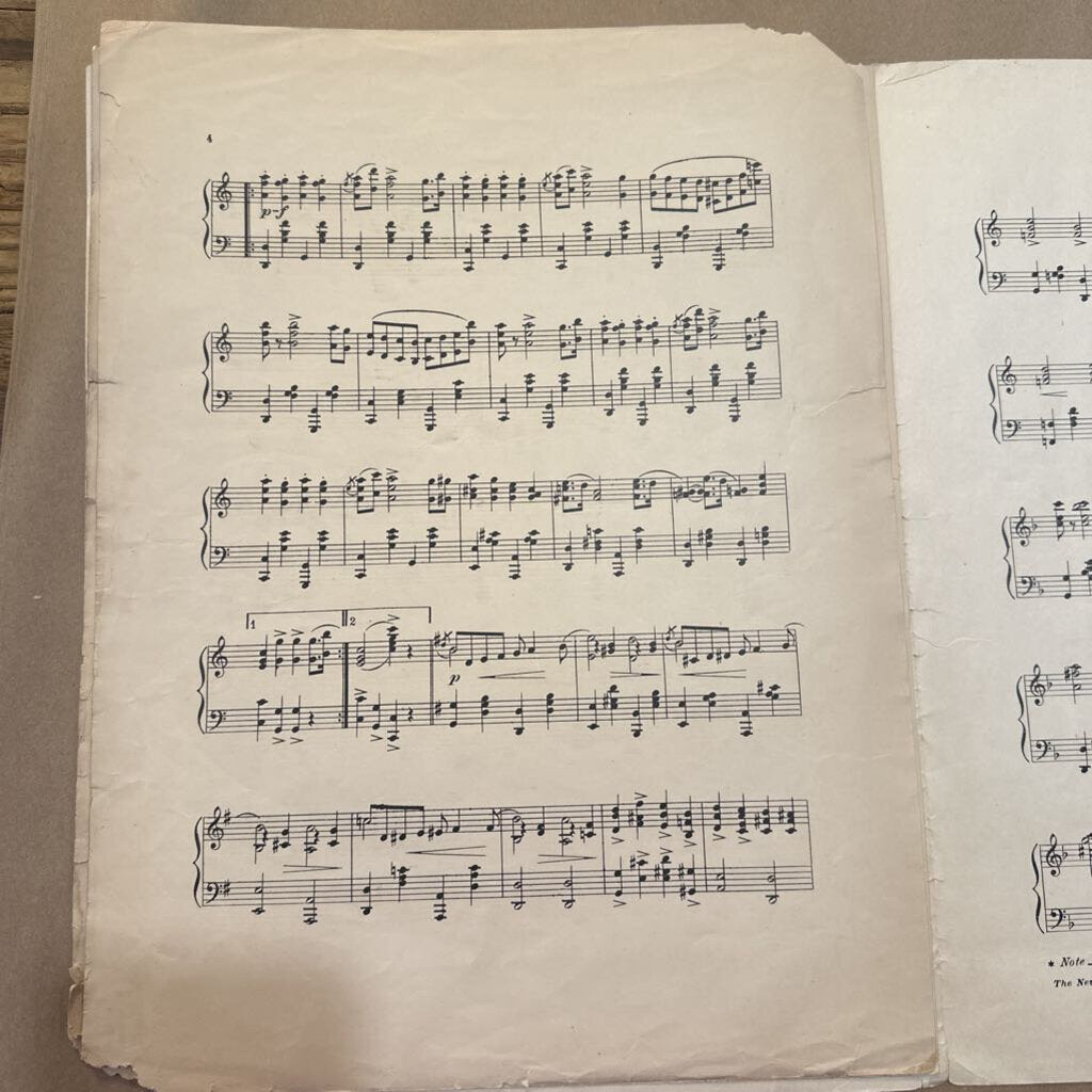 SHEET MUSIC