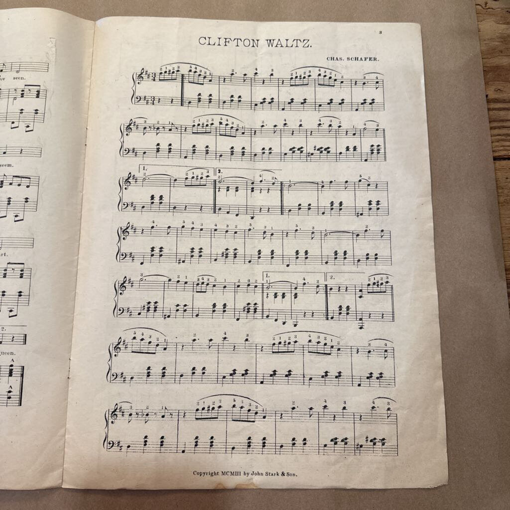 SHEET MUSIC