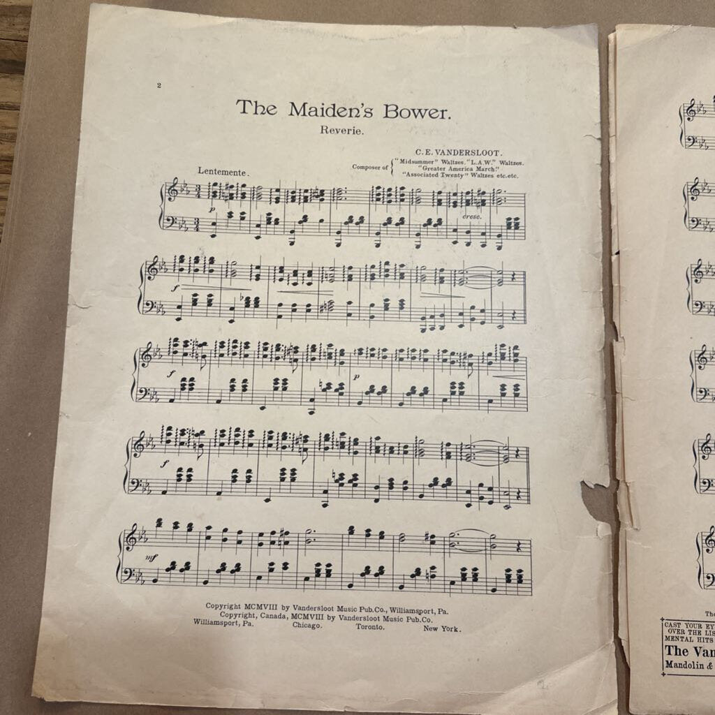 SHEET MUSIC