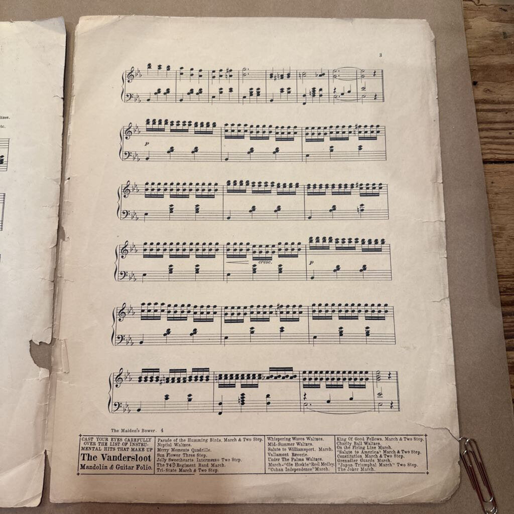 SHEET MUSIC