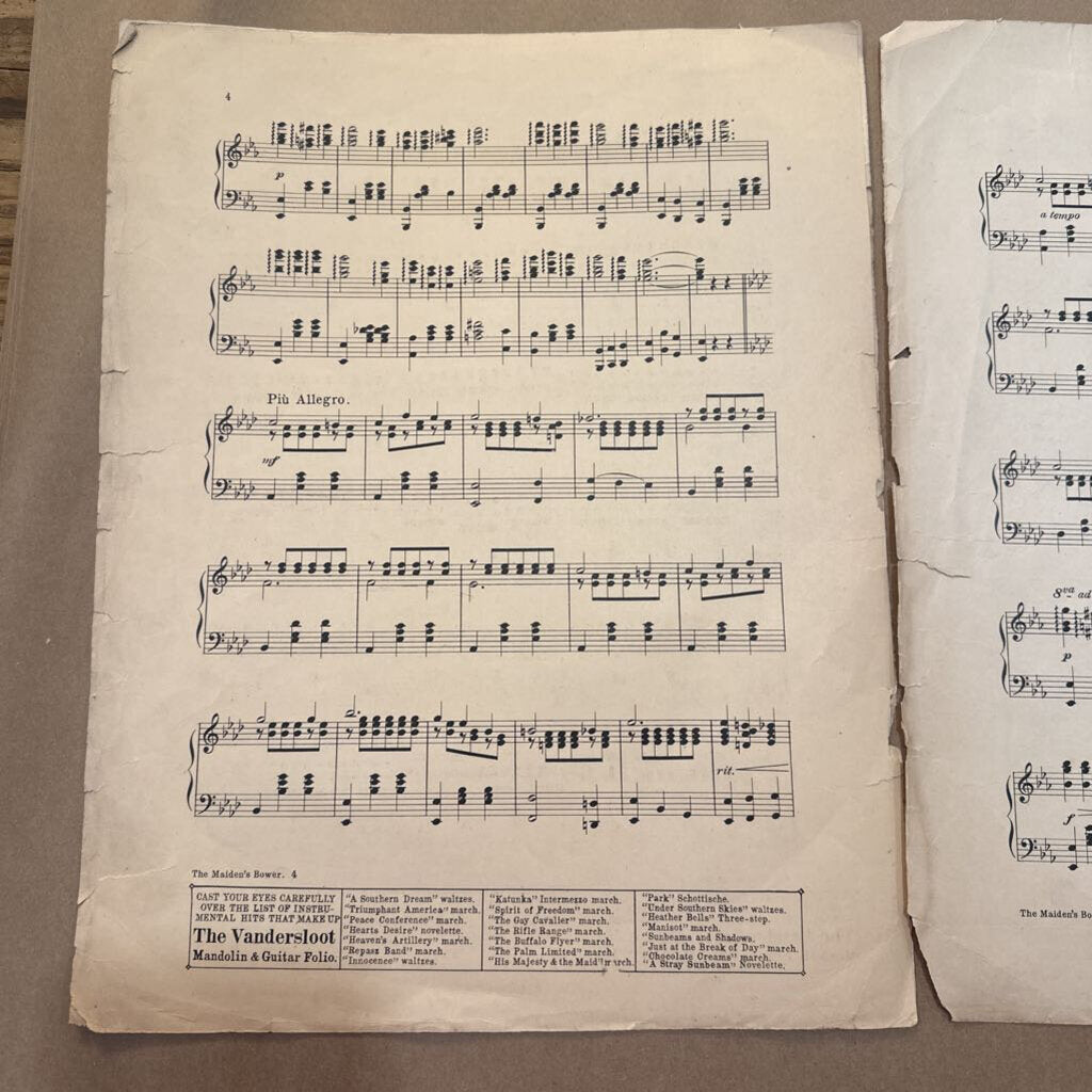 SHEET MUSIC