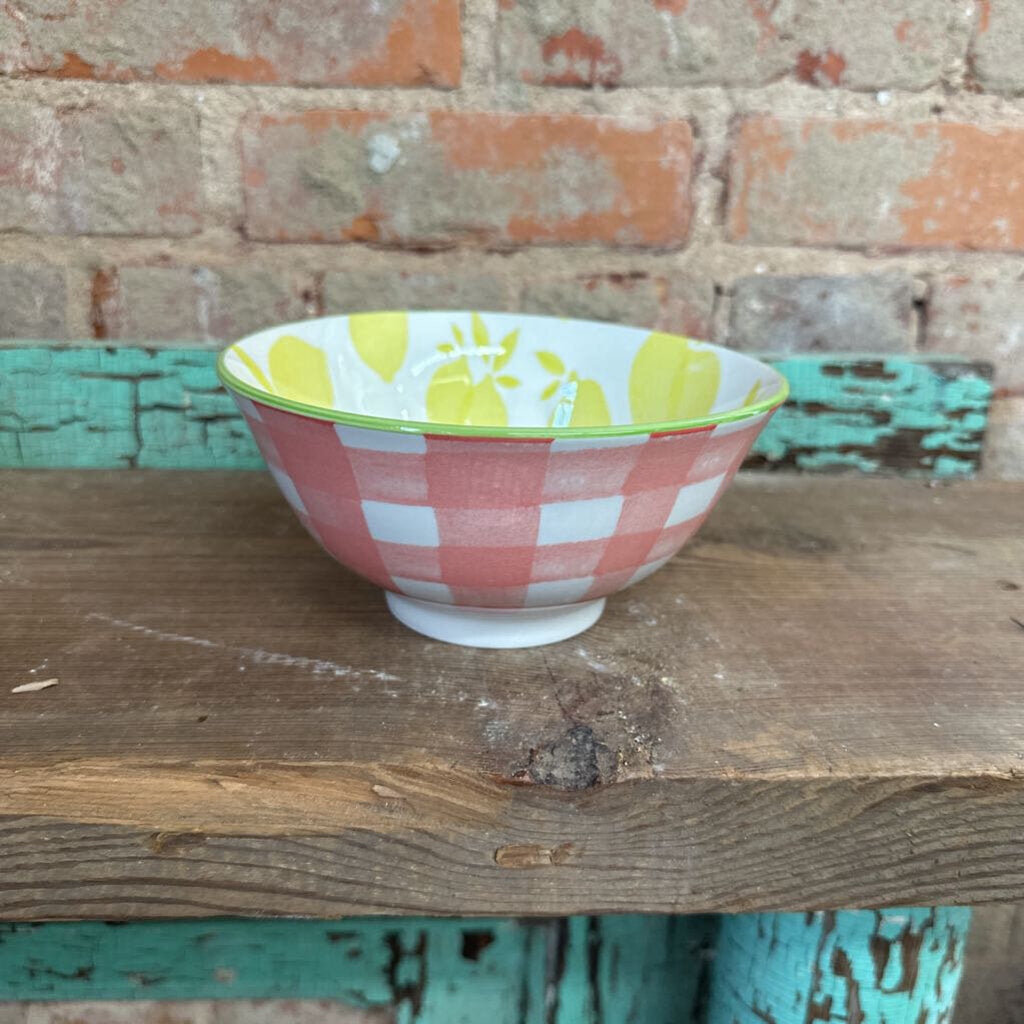 CEREAL BOWL WITH FRUIT PATTERN