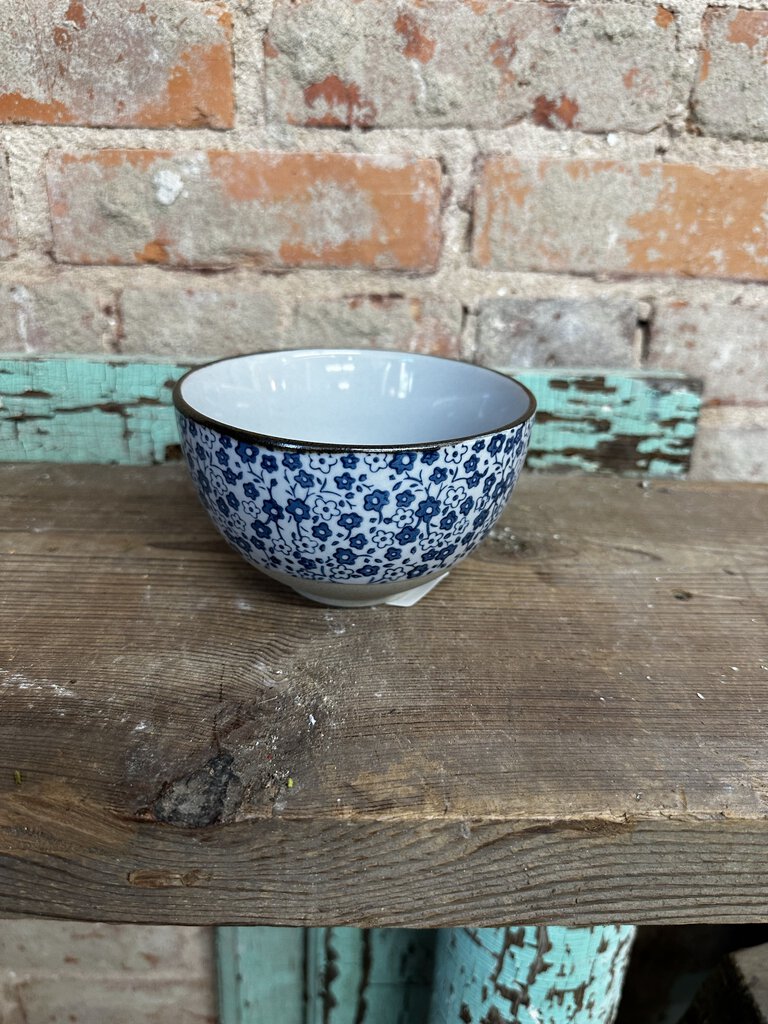 STONEWARE INDIGO BOWL