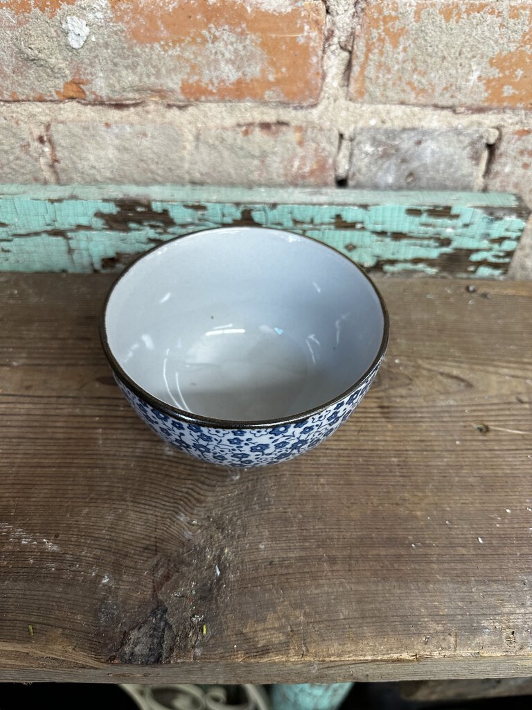 STONEWARE INDIGO BOWL