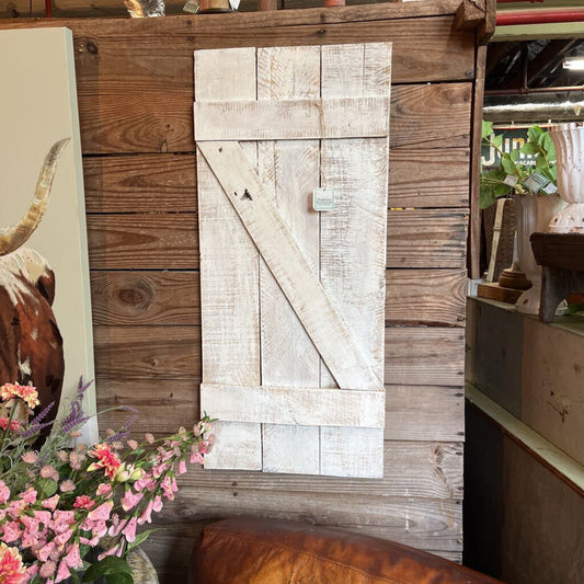 RUSTIC WOODEN SHUTTER