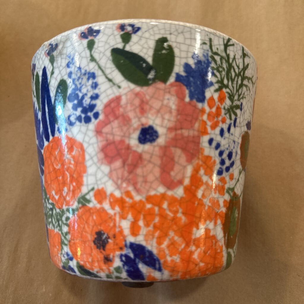 COLORFUL PATTERN POT