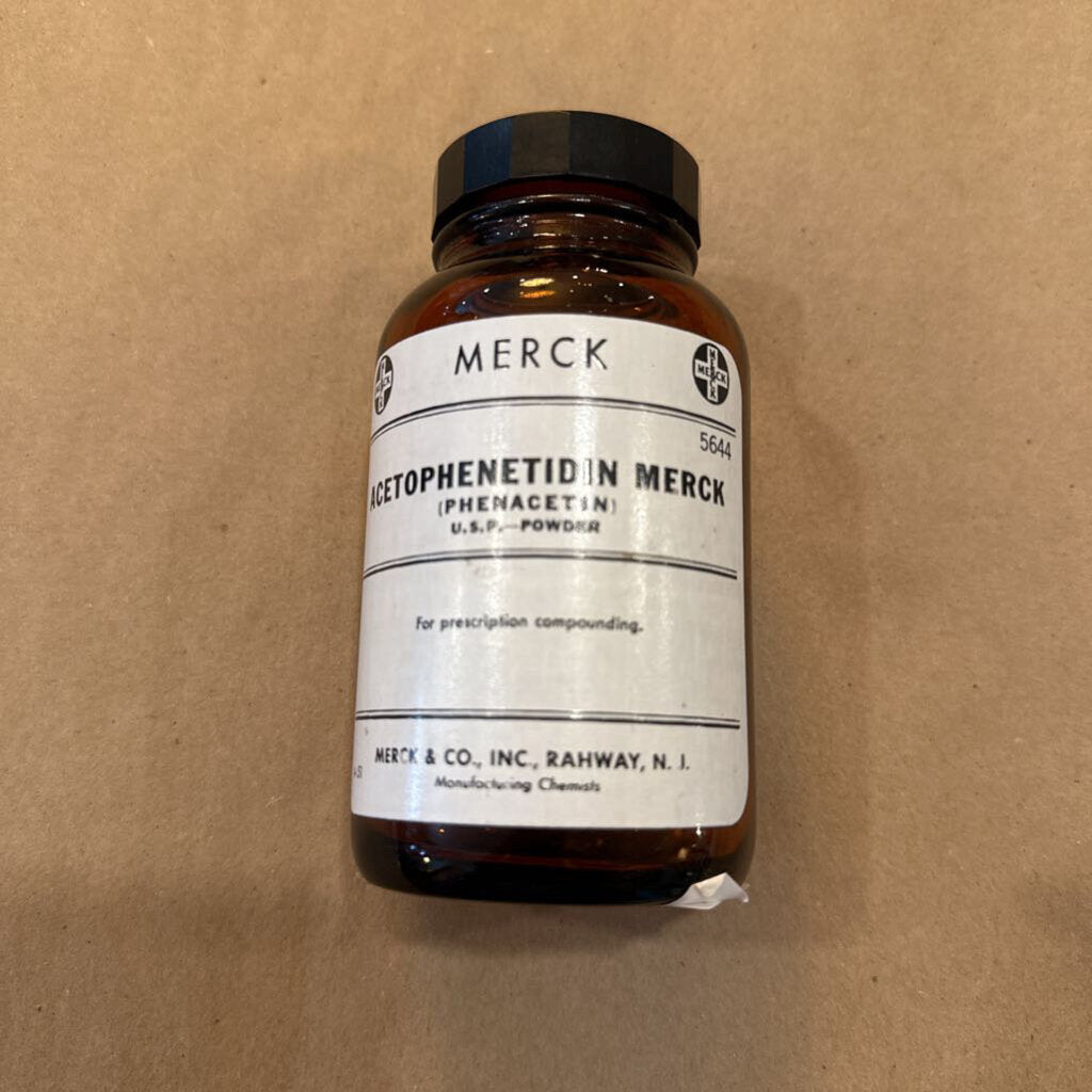 MERCK PHARMACY BOTTLE