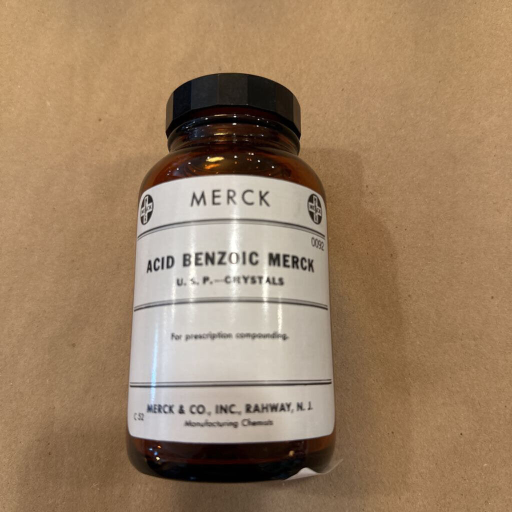 MERCK PHARMACY BOTTLE