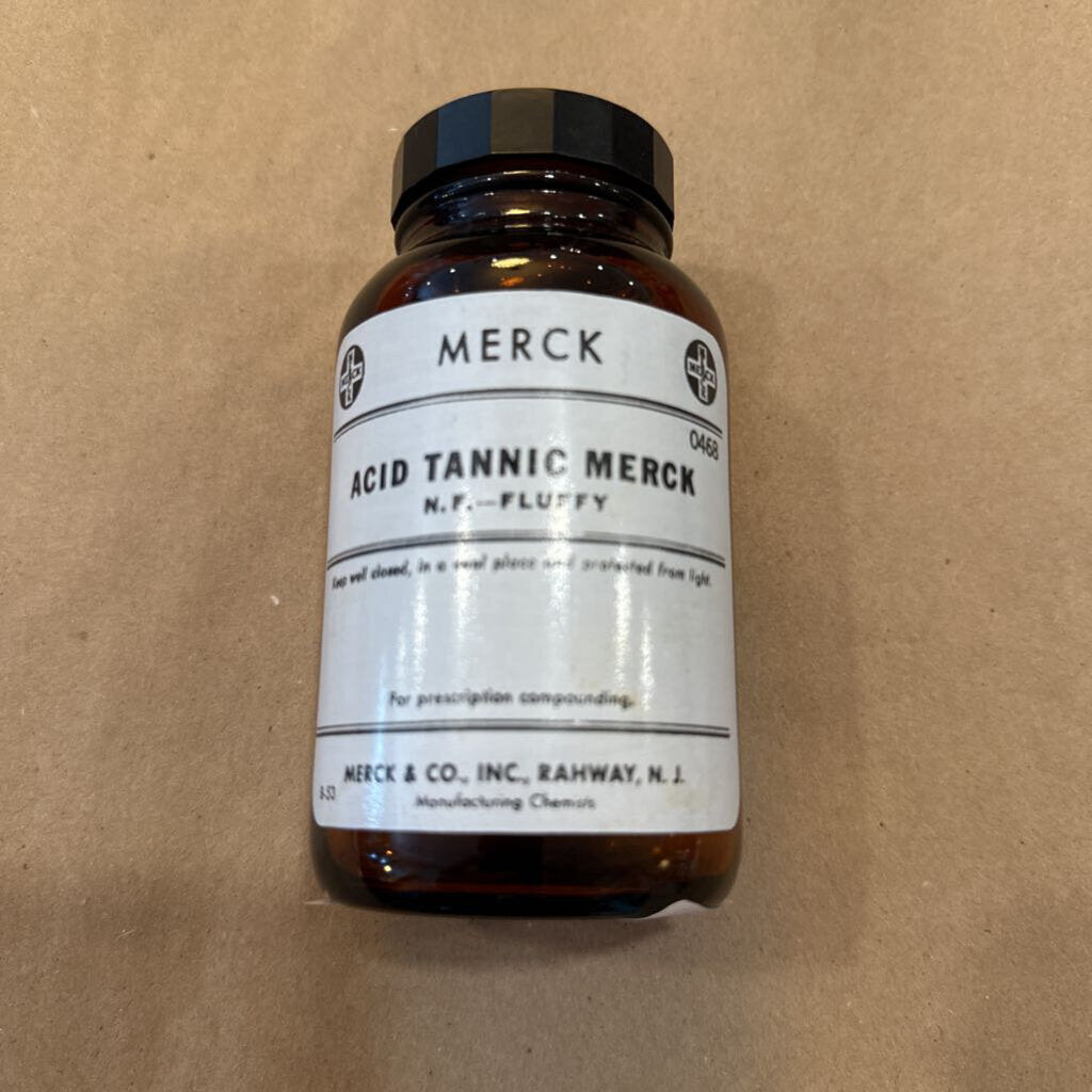 MERCK PHARMACY BOTTLE