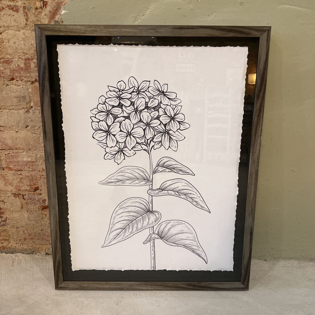 FRAMED FLORAL PRINT