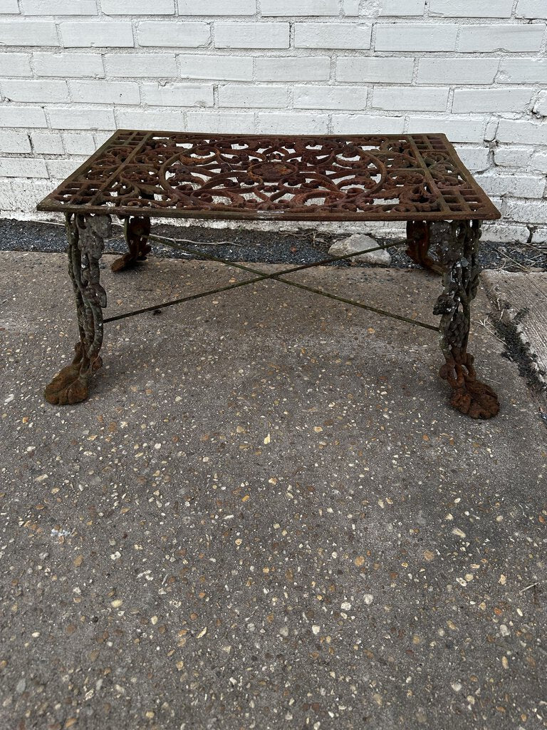 CAST IRON ORNATE TABLE