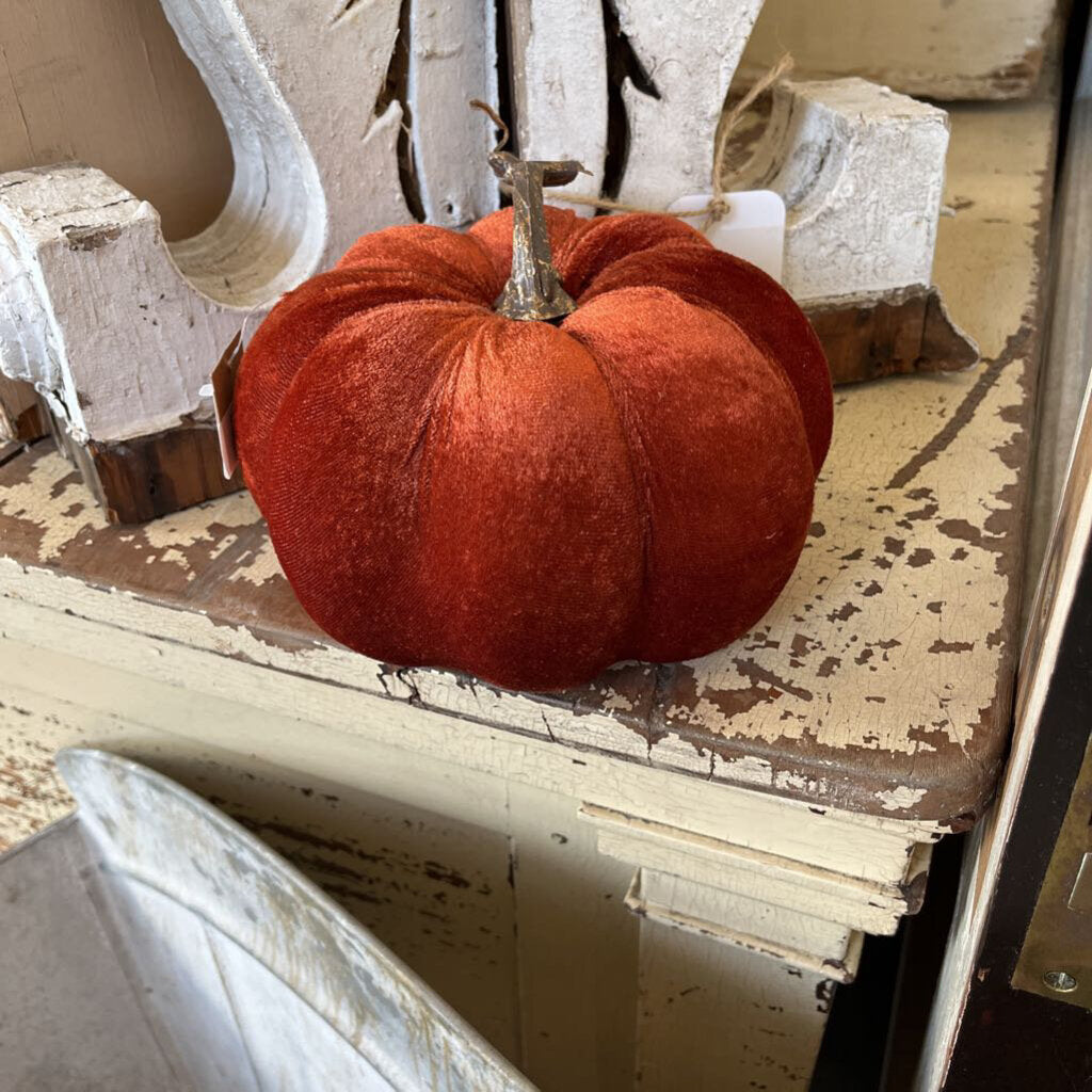 VELVET PUMPKINS