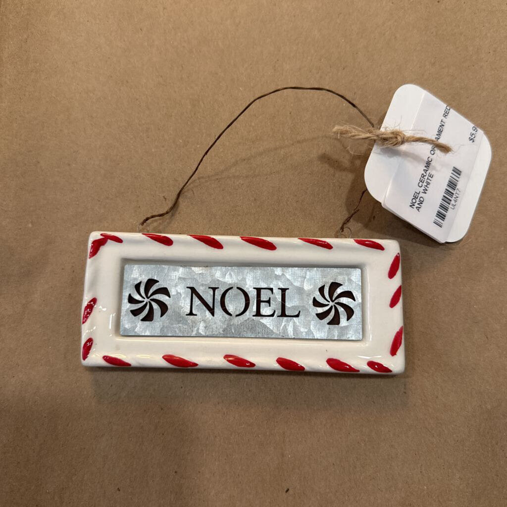 NOEL CERAMIC ORNAMENT