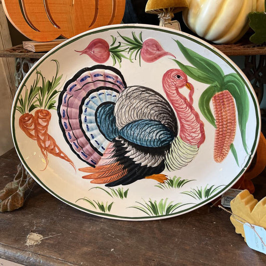 TURKEY PLATTER MADE IN ITALY