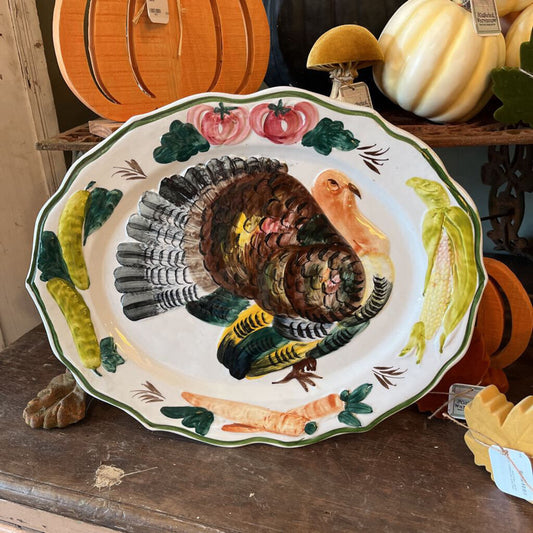 TURKEY PLATTER MADE IN ITALY