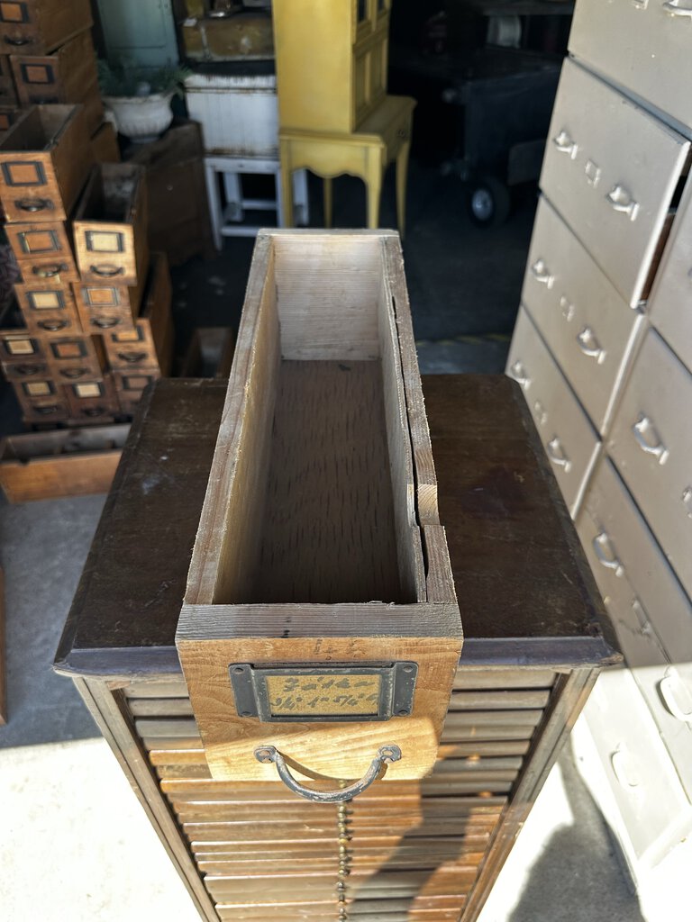 WOOD HARDWARE STORE DRAWER