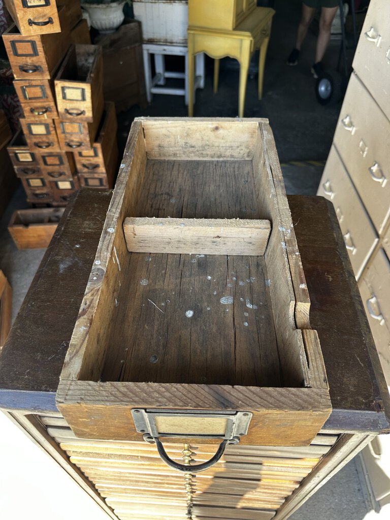 WOOD HARDWARE STORE DRAWER