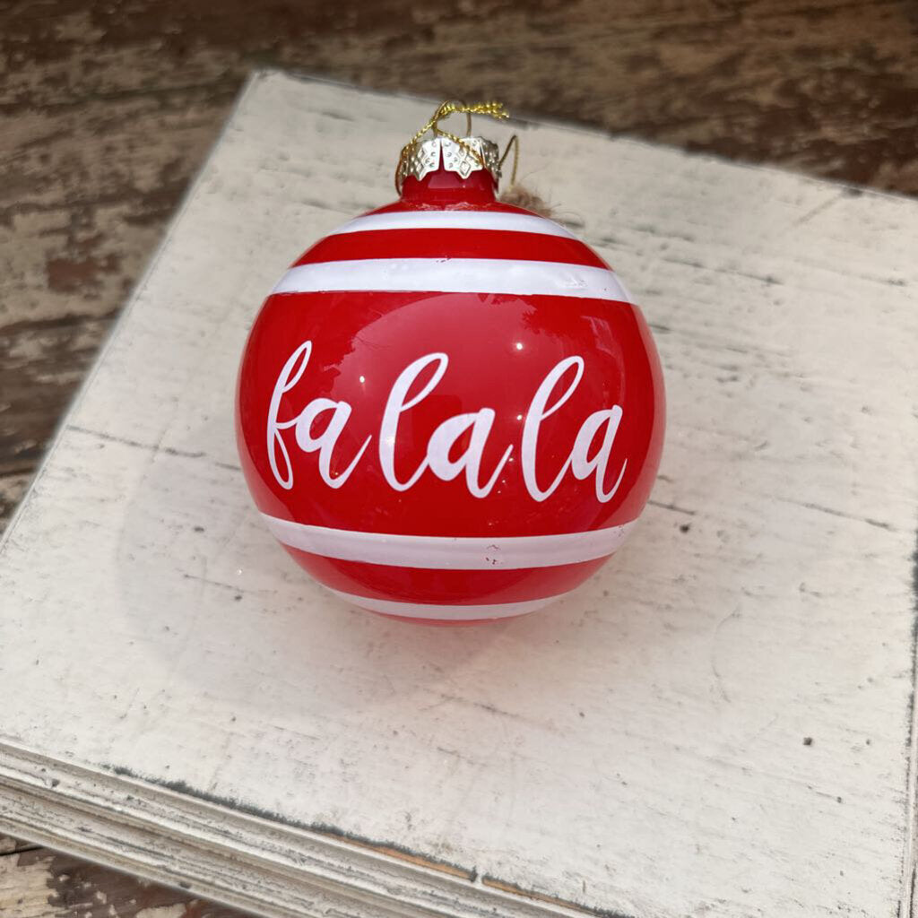 FA LA LA ORNAMENT