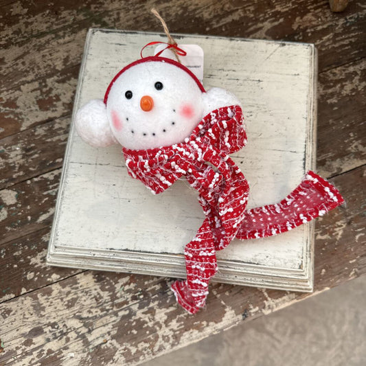 SNOWMAN HEAD ORNAMENT