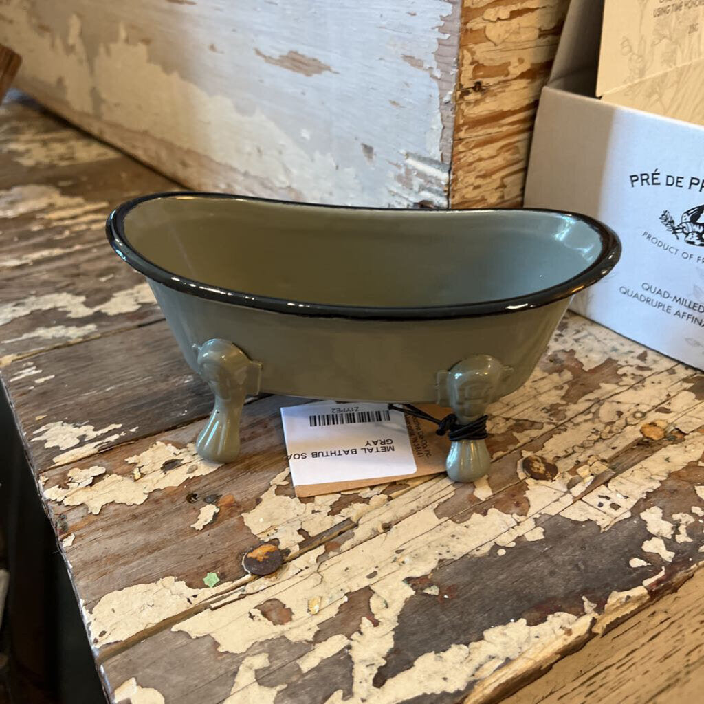 METAL BATHTUB SOAP DISH