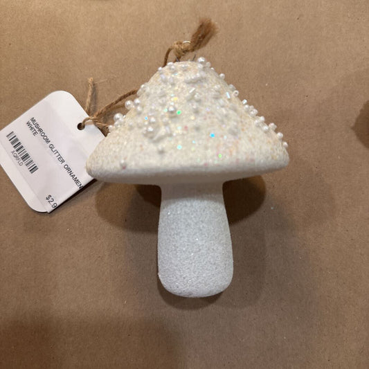 MUSHROOM GLITTER ORNAMENT