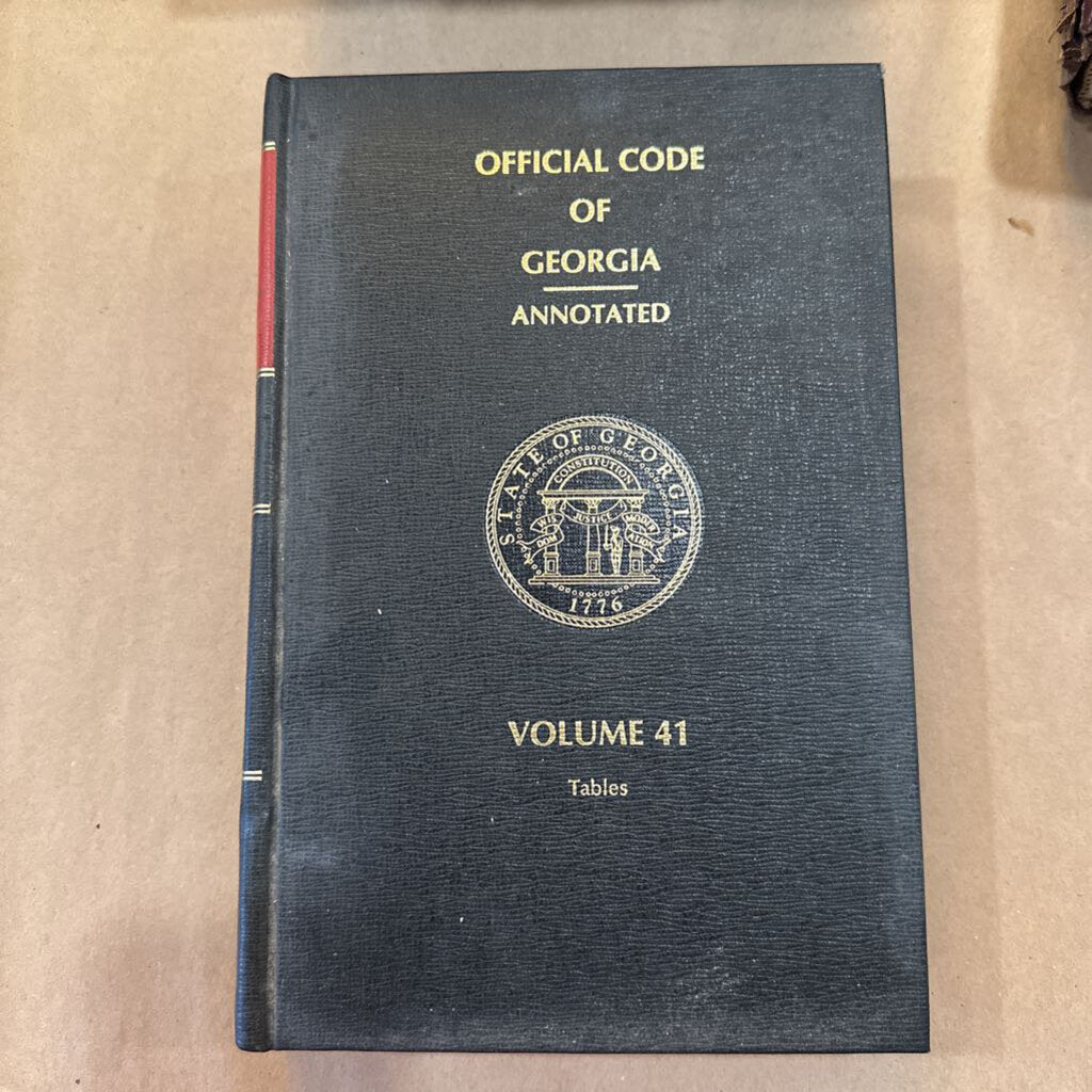 OFFICIAL CODE OF GEORGIA- ANNOTATED