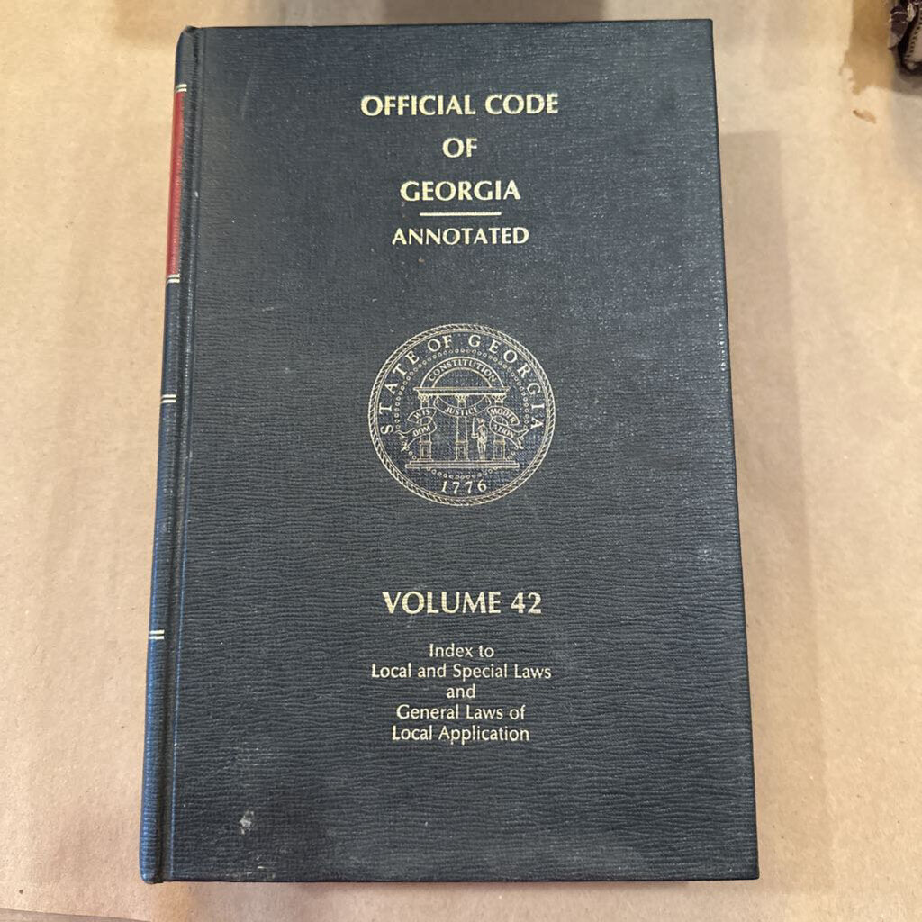 OFFICIAL CODE OF GEORGIA- ANNOTATED