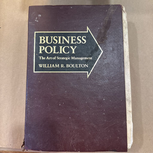 BUSINESS POLICY BOOK