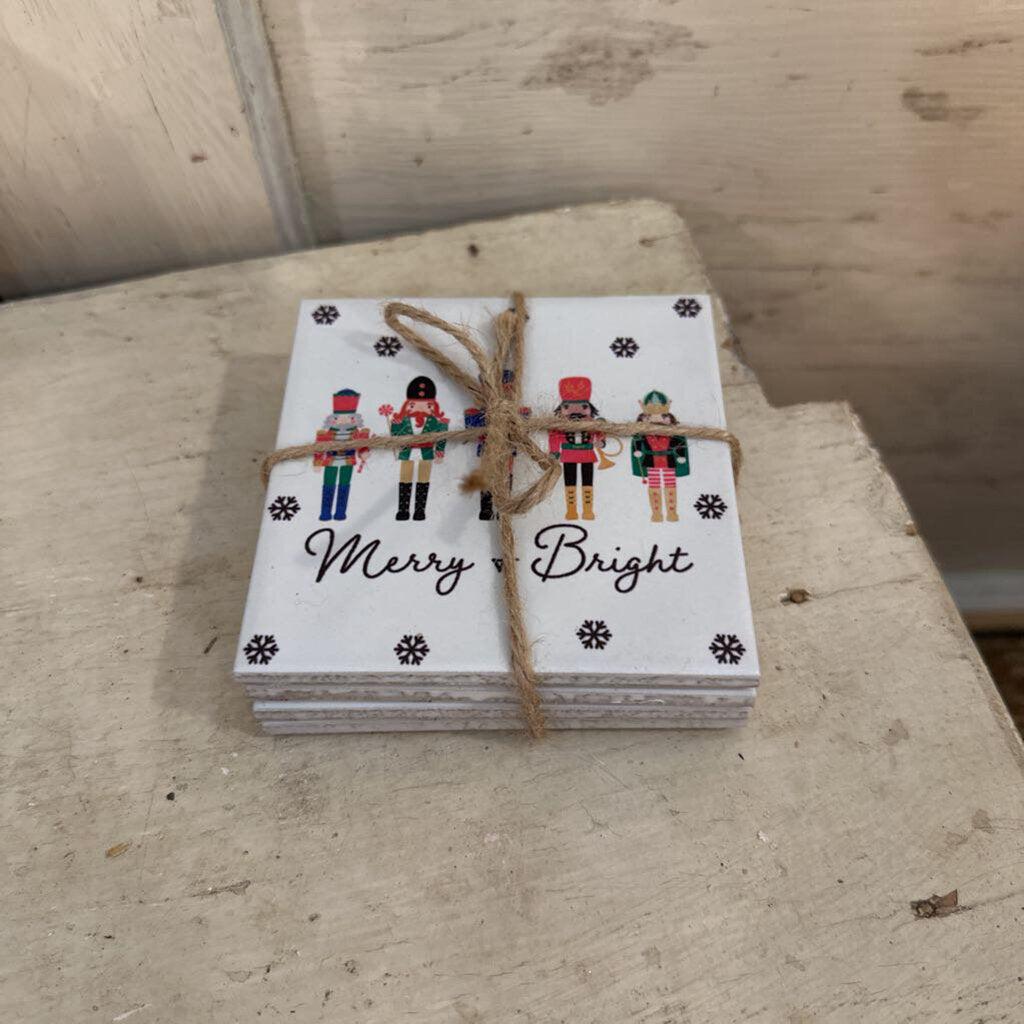 NUTCRACKER COASTER SET