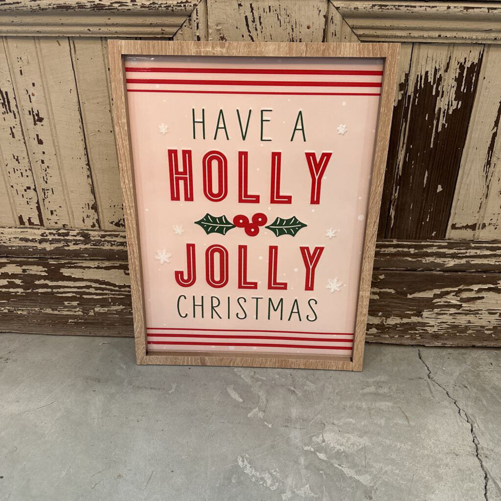 HOLLY JOLLY SIGN