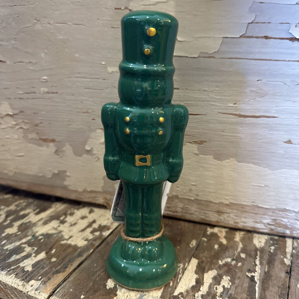 CERAMIC NUTCRACKER FIGURINE