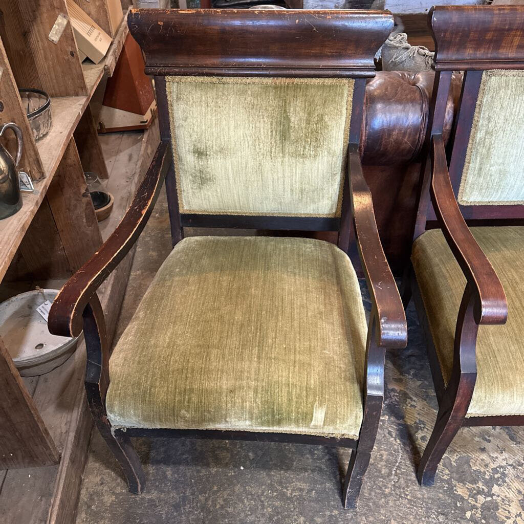 DINING ARM CHAIRS AND SETTEE