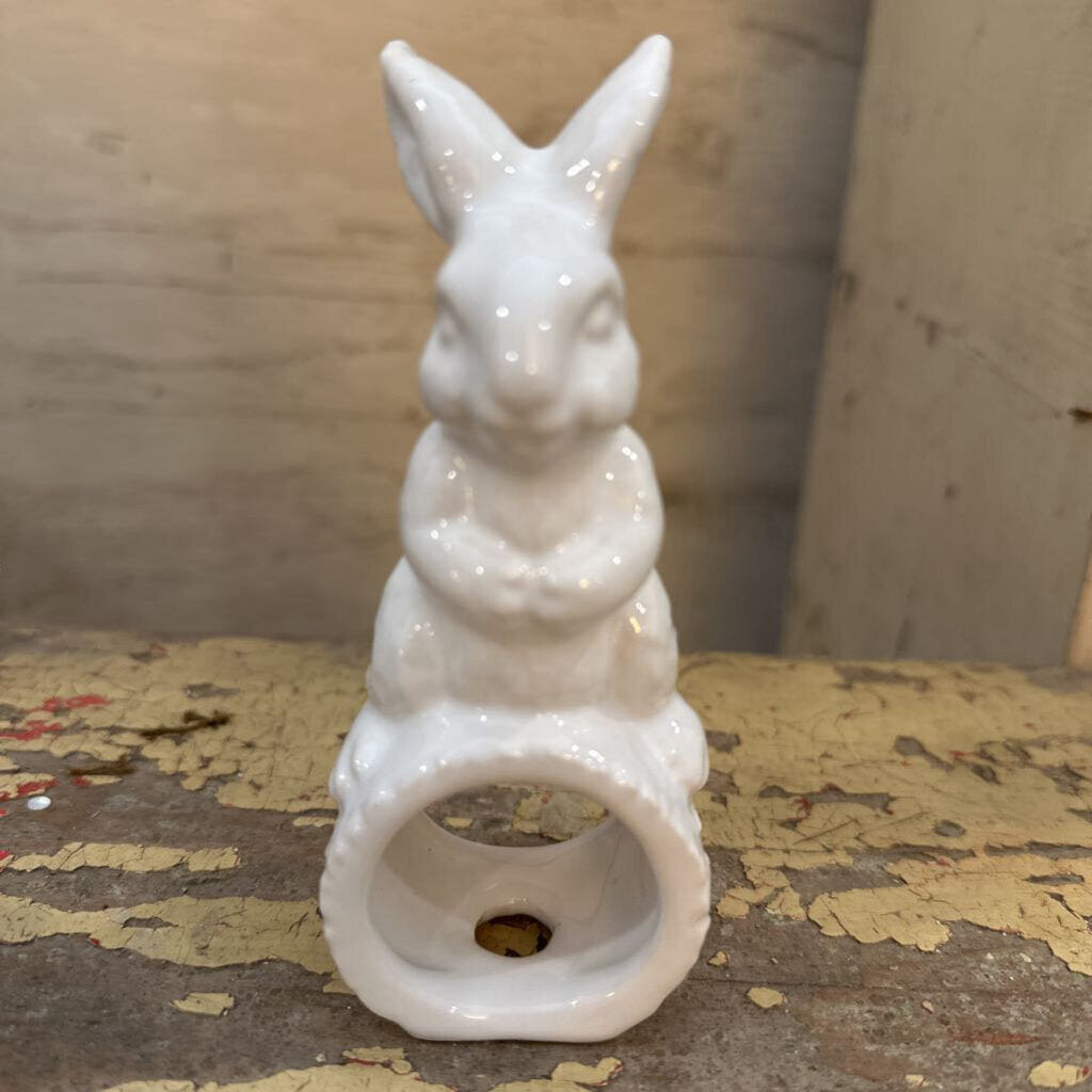 CERAMIC BUNNY NAPKIN HOLDER