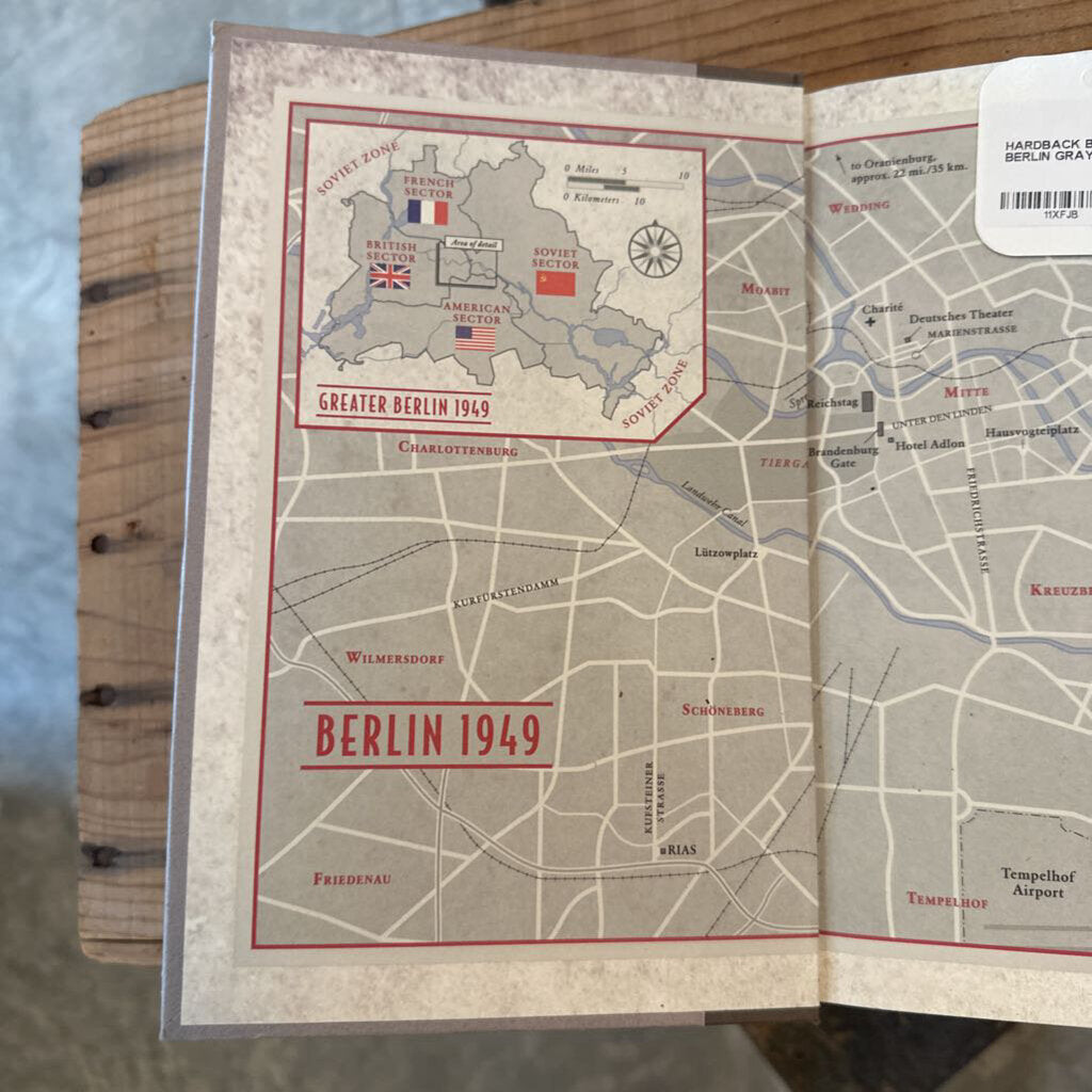 HARDBACK BOOK- LEAVING BERLIN