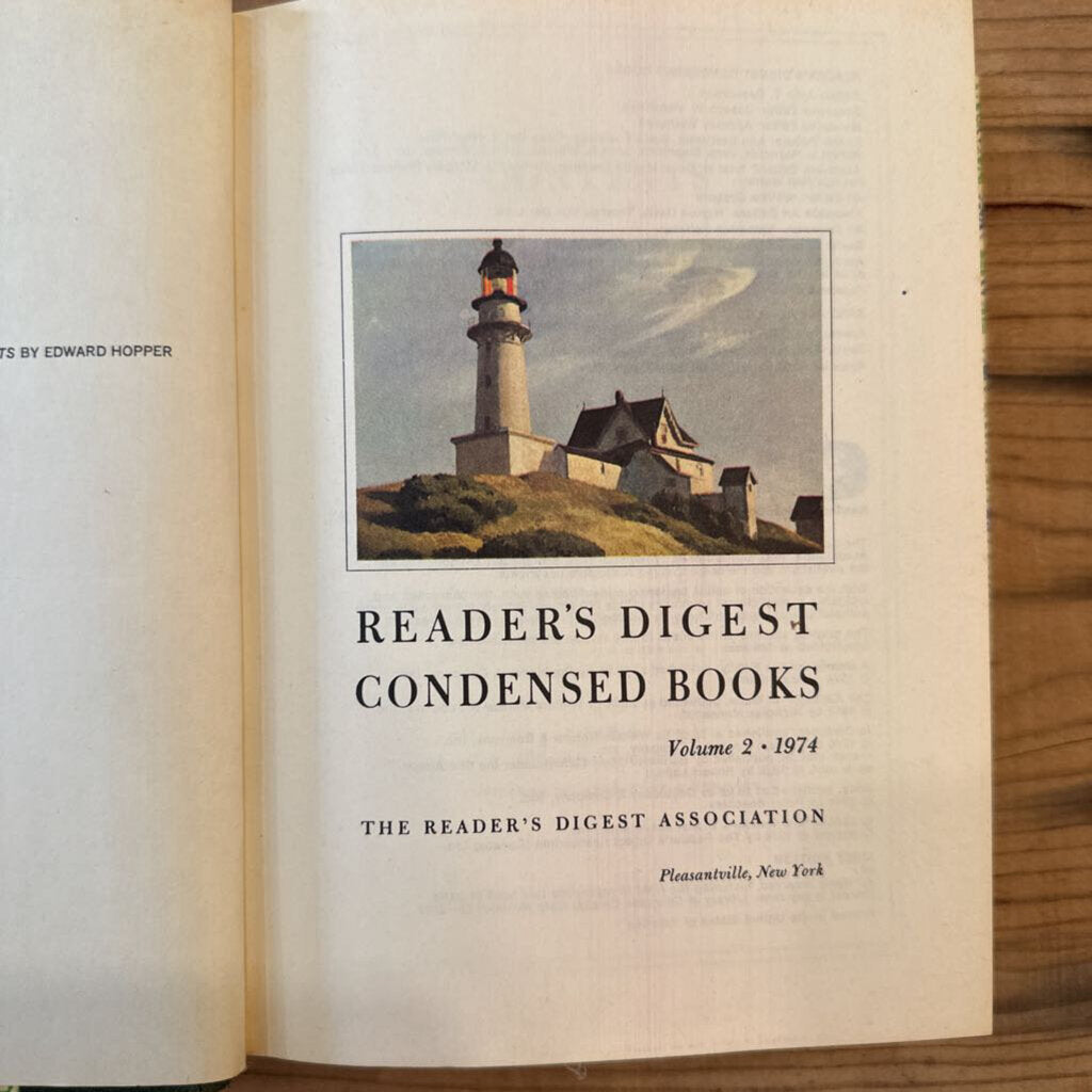 HARDBACK BOOK- READER'S DIGEST CONDENSED BOOKS