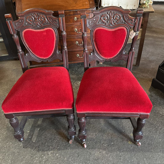 PAIR OF CHAIRS